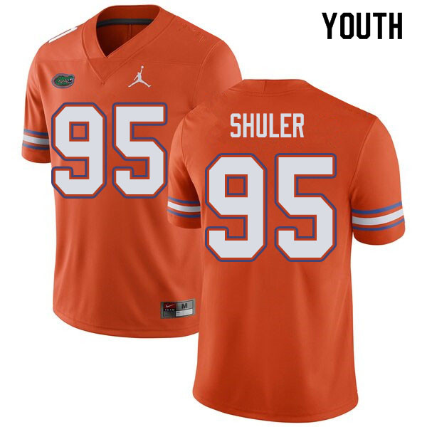 Jordan Brand Youth #95 Adam Shuler Florida Gators College Football Jerseys Sale-Orange - Click Image to Close